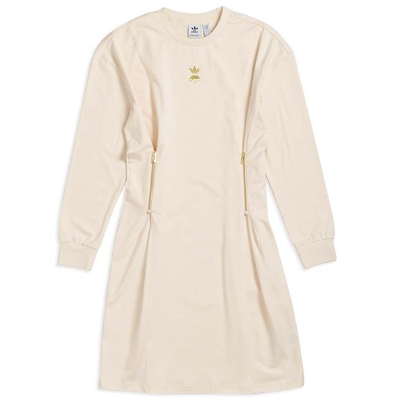 Brand New Adidas Women's Long-Sleeved Boyfriend T-Shirt Dress - Picture 3 of 16